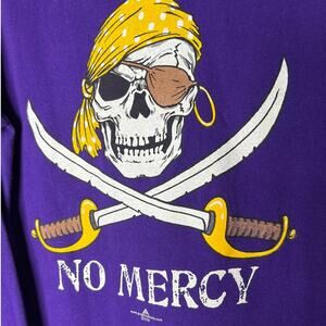 Gildan Unisex T-shirt "No Mercy Greenville NC" w/Skull Pirate and Skulls Size S